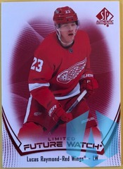 2021-22 Upper Deck SP Authentic Limited Future Watch #200 Lucas Raymond Red Wing
